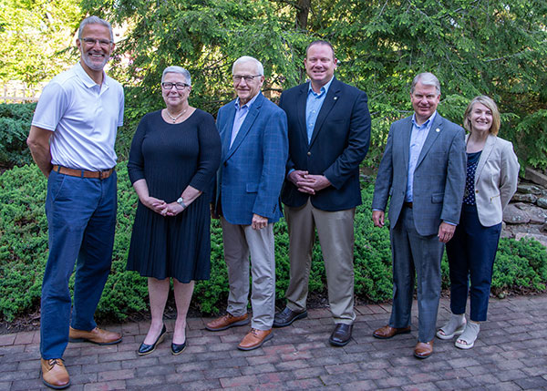 Senate Committee Chairmen Tour Pct Campus Senator Gene Yaw